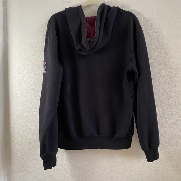 Texas A&M Black Zip Jacket Hoodie Campus Heritage Collection Medium Zip Front - Picture 6 of 7